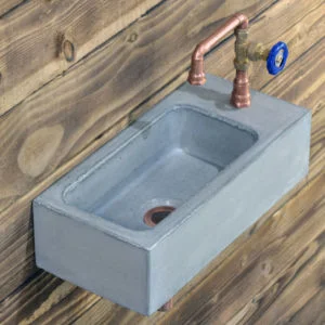concrete basin valve