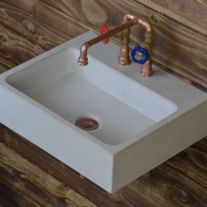 concrete sink basin coron