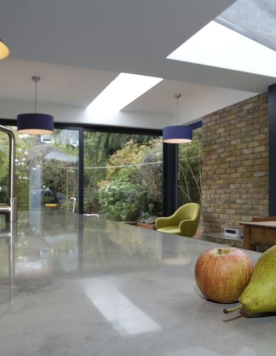Polished Concrete Kitchen Island 13